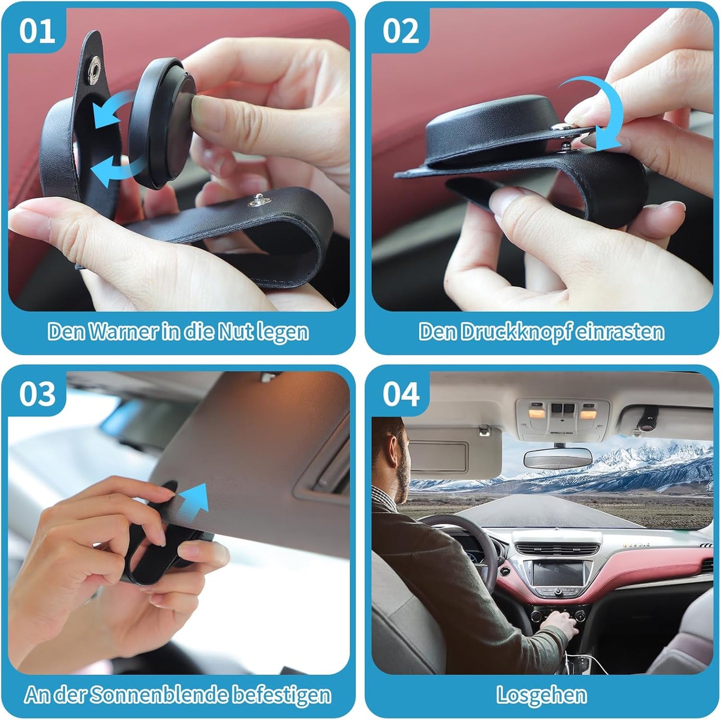 Sonnenblende Auto Halterung Kompatibel